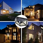 Solar Power 100 Leds Light Pir Motion Sensor Outdoor Security Lamp Wall Garden