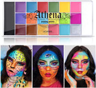 Ucanbe Athena Face Body Paint Oil Palette  Professional Flash Non Toxic Safe Tat