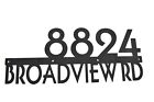 Durable Hdpe Custom Engraved House Address Sign   Personalized Numbers Yard Sign