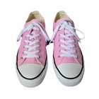 Converse Chuck Taylor All Star Ox Sneakers Unisex W11 M9 Icy Pink Low Top