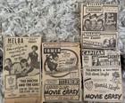 14-piece Newspaper Movie Ads And Photos
