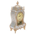 Vintage Style Plastic Table Clock Antique Home Hotel Decorative Desk Alarm Clock