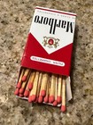 Marlboro Box Wood Stick Matches 6 Flip Top Boxes Made In Germany Rare