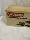 Vintage 1980 s  Waring Blender Almond L14-8 Push Button Multi-speed Sealed New