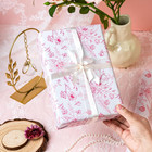 Vintage Pink Floral Gift Wrapping Paper For Special Occasions  17 In X 16 5 Ft 