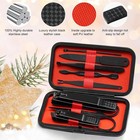 Manicure Set - Stocking Stuffers For Men   Women  8 Pieces Stainless Steel    