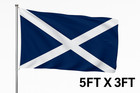 Scotland Saltire Flag 5x3ft Blue Scottish World Cup 2026 Banner
