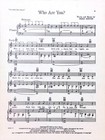 Who Are You Sheet Music She Shall Have Music 1959 Musical Flop Deed Meyer