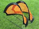   2   New Goal Pro   Portable Foldable Soccer Goal Child Soccer Game Coach Black