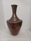 Antique Vintage Turkish Hammered Copper Vase Carafe Zaman Bursa Tb17 Turkey