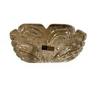 Vintage Genuine Handcut Crystal Clear Industries Square Bowl Made In Poland