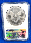 2017  w  American Silver Eagle  999 Silver Ngc Ms70 Struck At West Point