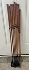Set Antique Vintage Hickory  Gibson Genii Model Irons 8 Irons
