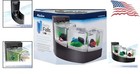 Betta Falls Aquarium Fish Tank - Elegant Design - Quietflow Filtration  Black