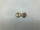 General Baptist Lapel Pins Sunday School Cross   Crown Uncas Vtg Lot 2 Different