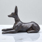 Rare Ancient Egyptian Anubis Jackal God Statue Figurine Mummification Afterlife