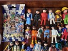 Huge Geobra Playmobil Lot People Figures Animals Accessories Hair Weapons