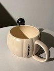 Starbucks Mug Ceramic Autumn Europe Pumpkin Black Peep Cat Halloween 12oz 2025