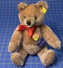 Steiff Original Teddy Bear Wool Cotton Mask Face Tagged Austria Vtg Circa 1969