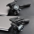 Leftfoto Mini Tripod Fluid Head Pan Tilt With Panoramic Ball And Arca Swiss