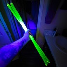 1pc Uranium Glass Rod Two Colors Yellow Green Lampworking Flamework Soft Glass