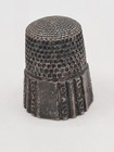Antique Or Vintage Sterling Silver Thimble 11 Fluted Collar 8g