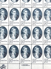 Soco Stamps Us Scott  1732-1733 -13c Captain James Cook  1978 Sheet Of 50 Mnh