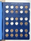 Lincoln Cents 1909-1940 Partial Set Whitman Album  60 Coins 