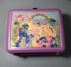 Vintage 1986 My Little Pony Aladdin Pink Plastic Lunch Box Thermos Rainbow