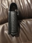 Dutyman Black Basketweave Leather Police Belt Holder 2621u