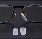 Eyeglasses Nose Pads Cover 6 Pairs Soft Silicone Slip-on Nose Piece anti Slip Ey
