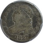 1827 Bust Dime   -  Pcgs F-12 