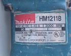 Makita 20 Lb  Demolition Hammer - Hm1211b W case Tested   Works  3
