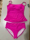 Women s Two-piece Swimsuit  Pink  Eomenie Brand  Size L 