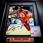 Psa Michael Jordan Signed Picture Autograph All Star Photograph