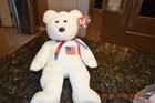 Ty Beanie Buddy Libearty Patriotic 4th Of July Plush Teddy Bear - Retired New