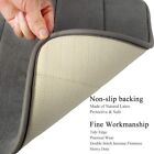 Rock Design Bathroom 3pc Set Bath Mat Rugs Lid Cover Soft Memory Foam New 