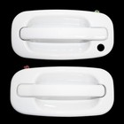 For 1999-2007 Silverado Front Exterior Olympic White Painted Door Handle Set New