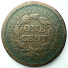 1852 Braided Hair Large Cent Fine Details Early American Copper