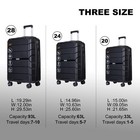 Travelhouse 3-piece Hardshell Luggage Set 20 24 28 Spinner Wheels Tsa Lock