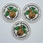 The Traditional Brewing Company Beer Coasters Set Of 4 Hop Design Vintage Bar