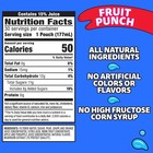 Fruit Punch Flavored Juice Drink Blend  30 Ct Box  6 Fl Oz Pouches