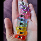 Plastic Sewing Clips  120 Pcs With Plastic Jar  Premium Quilting Clips For Suppl