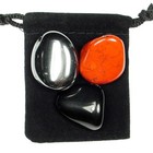  21 Stone  Mega- Chakra Healing Tumbled Crystal Set   7 Pouches   7 Descriptions