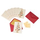 Papyrus Boxed Christmas Cards - Modern Gemmed Tree 8 Count