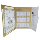 Martial Arts World Taekwondo Federation Wtf Black Belt Dan Certificate With Case