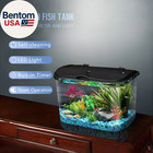 5-gallon Aquarium Kit With Led Lighting And Power Filter  Ideal For A Variety Of
