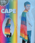 Rainbow Reversible Cape  One Size Lgbtq  Pride New