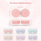 6 Pcs Contact Lens Case Set Travel Solution Storage Color Contacts Daily Use