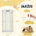 Wood Stuffed Animal Zoo Storage Cage  Extra Large Stuffed Animals Storage Bin   